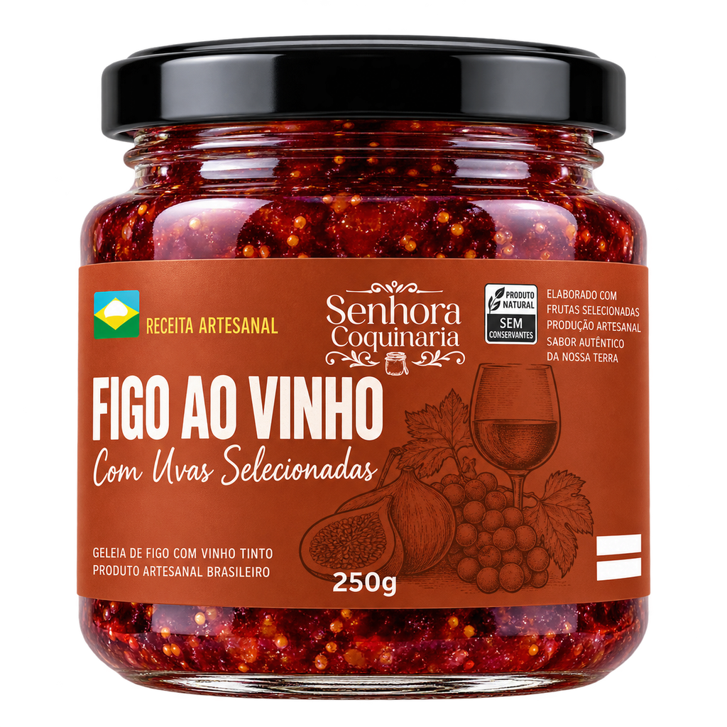 Geleia Sabor Figo ao Vinho 250g