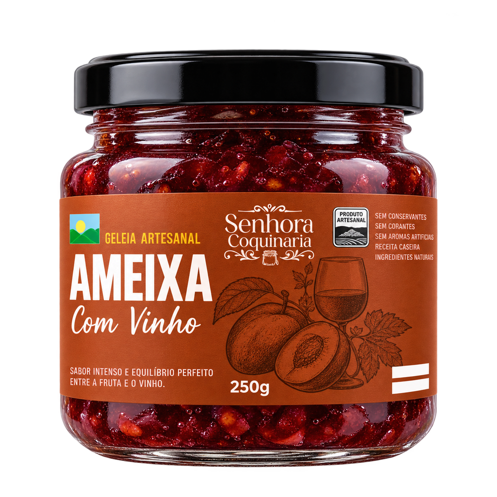Geleia Sabor Ameixa com Vinho 250g