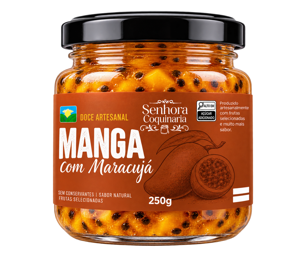 Geleia Sabor Manga com Maracujá 250g