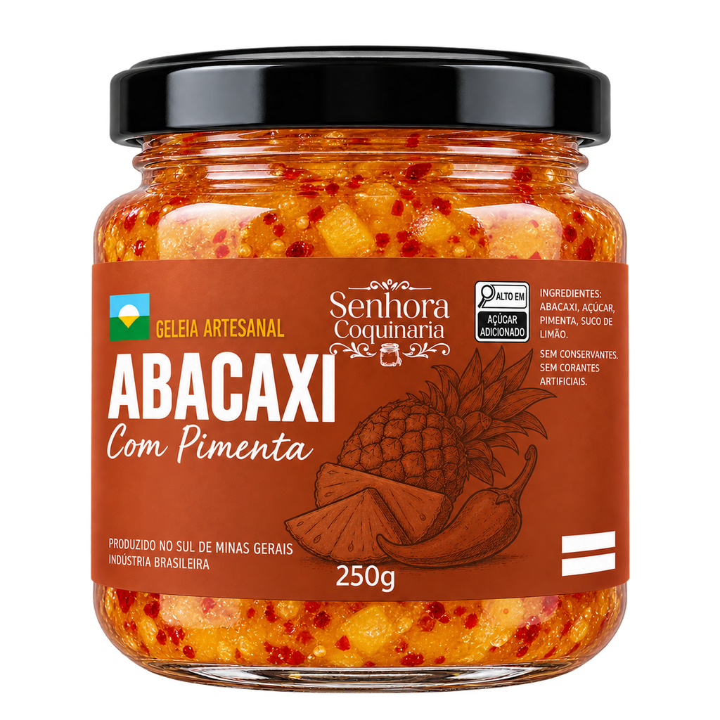 Geleia Sabor Abacaxi com Pimenta 250g